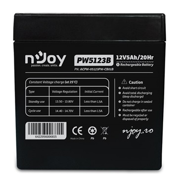 NJOY PW5123B szünetmentes akkumulátor
