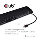 Club3D USB TYPE C3.2 GEN 1 TRIPLE DISPLAY DYNAMIC PD TÖLTŐ 60W-100W
