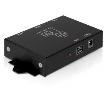 USB Delock 61666 IEEE 1394b FireWire HUB / erősítő 4 portos