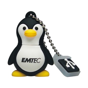 USB EMTEC Flash Drive M314 8GB USB2.0 - Pingvin