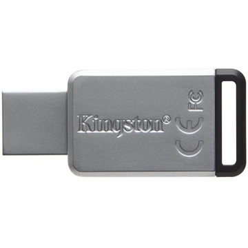 Kingston 128GB USB3.0 Ezüst-Fekete Pendrive - DT50/128GB