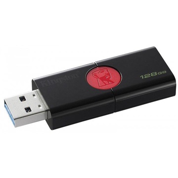 Kingston 128GB USB3.0 Fekete Pendrive - DT106/128GB