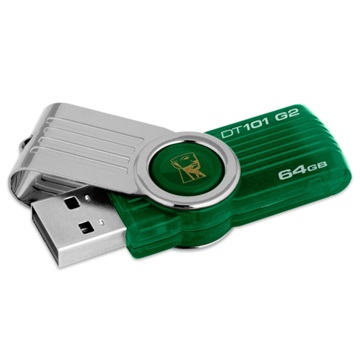 USB Kingston DT101G2 64GB USB2.0 - Zöld