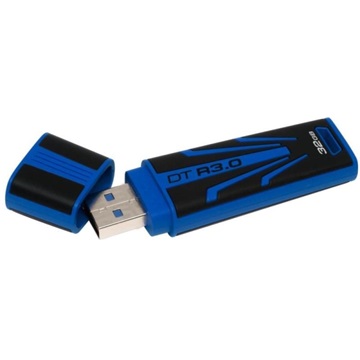 USB Kingston DTR30 32GB USB3.0 - Fekete/kék