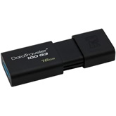 Kingston 16GB USB3.0 Fekete Pendrive - DT100G3/16GB