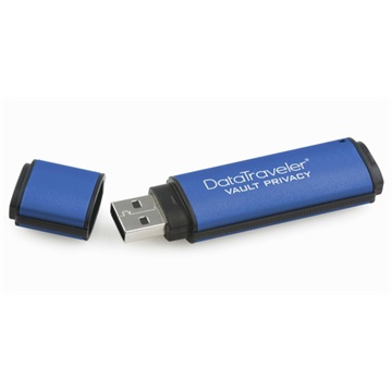 USB Kingston DataTraveler Vault Privacy 3.0 8GB - Kék