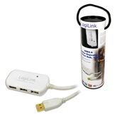 LogiLink UA0108 USB2.0 4 portos külső hub aktív hosszabbító - 12m