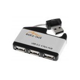 USB Media-Tech MT5001 USB2.0 Travel 4 portos hub