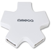 Omega OUH24SW USB2.0 4portos külső hub - Fehér