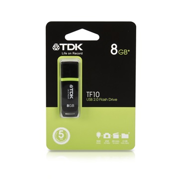 USB TDK Pen TF10  8GB 2.0 - Fekete