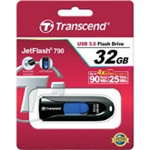 USB Transcend JetFlash 790 32GB - Fekete