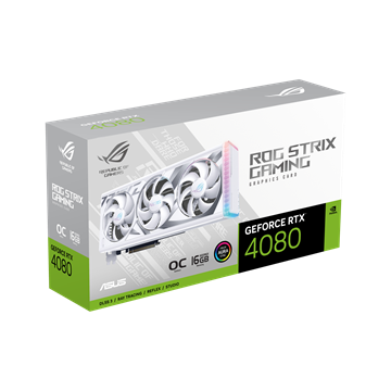 ASUS NVIDIA RTX 4080 16GB GDDR6 - ROG-STRIX-RTX4080-O16G WHITE