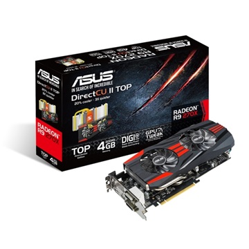 VGA Asus PCIe AMD R9 270X 4GB GDDR5 - R9270X-DC2T-4GD5