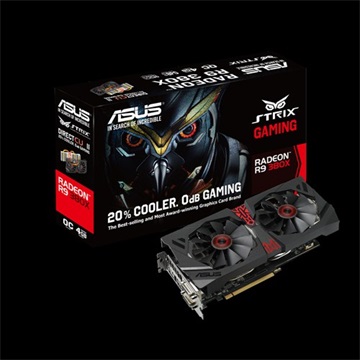 VGA Asus PCIe AMD R9 380X 4GB GDDR5 - STRIX-R9380X-OC4G-GAMING