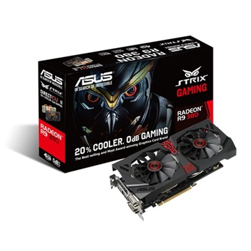 VGA Asus PCIe AMD R9 380 4GB GDDR5 - STRIX-R9380-DC2-4GD5-GAMING