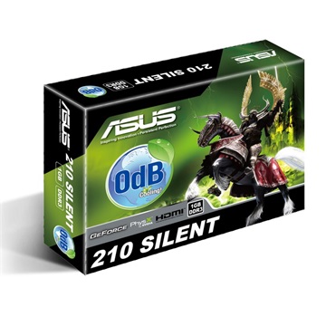 Asus PCIe NVIDIA 210 1GB DDR3 - EN210 SILENT/DI/1GD3/V2(LP)