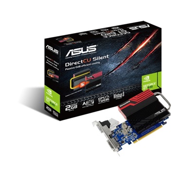 VGA Asus PCIe NVIDIA GT 620 2GB DDR3 - GT620-DCSL-2GD3