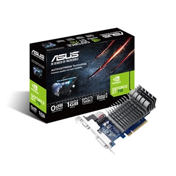 Asus PCIe NVIDIA GT 710 1GB DDR3 - 710-1-SL-BRK