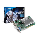 VGA MSI AGP NVIDIA FX 5500 256MB DDR2 - FX5500-D256H