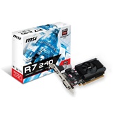 MSI PCIe AMD R7 240 2GB DDR3 - R7 240 2GD3 64b LP