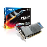 VGA MSI PCIe NVIDIA 210 1GB DDR3 - N210-MD1GD3H/LP