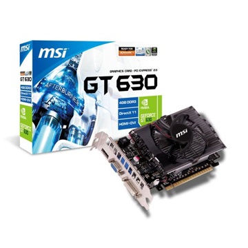 VGA MSI PCIe NVIDIA GT 630 4GB DDR3 - N630GT-MD4GD3