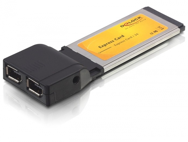 ADA Express Card adapter 2x FireWire 1394 port DeLock 61387