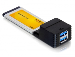 ADA Express Card adapter 2x USB3.0 port DeLock 66227
