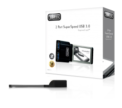 ADA Express Card adapter 2x USB3.0 port Sweex US111