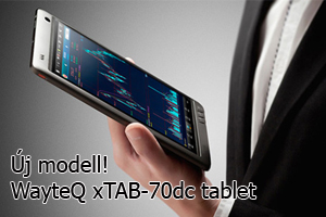 Kétmagos processzort rejt a WayteQ 7 colos tabletje