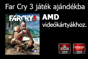 Ajándék FARCRY 3 játék AMD videókártyák mellé!