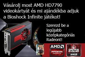 Bioshock Infinite játék ajándékba AMD HD7790 videokártyákhoz