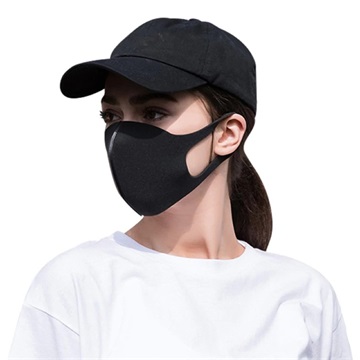 ALCOR 3D Spandex mosható maszk - Fekete