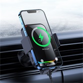 Baseus Halo Electric szellőzőrácsra rögzíthető vezeték nélküli autós telefon gyorstöltő és tartó