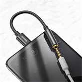 Baseus L54 USB Type-C – 3.5 mm jack audió kábel, fekete