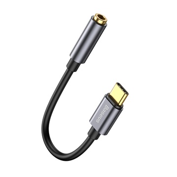 Baseus L54 USB Type-C – 3,5 mm jack audió kábel, szürke