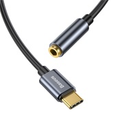 Baseus L54 USB Type-C – 3,5 mm jack audió kábel, szürke