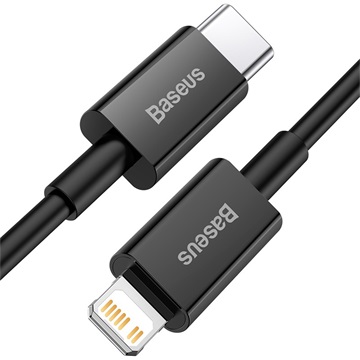 Baseus Superior USB Type-C – iPhone, 20W gyorstöltős adatkábel, 1m, fekete