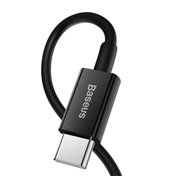 Baseus Superior USB Type-C – iPhone, 20W gyorstöltős adatkábel, 1m, fekete