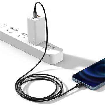 Baseus Superior USB Type-C – iPhone, 20W gyorstöltős adatkábel, 1m, fekete