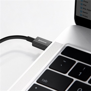 Baseus Superior USB Type-C – iPhone, 20W gyorstöltős adatkábel, 1m, fekete