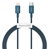 Baseus Superior USB Type-C – iPhone, 20W gyorstöltős adatkábel, 1 m, kék