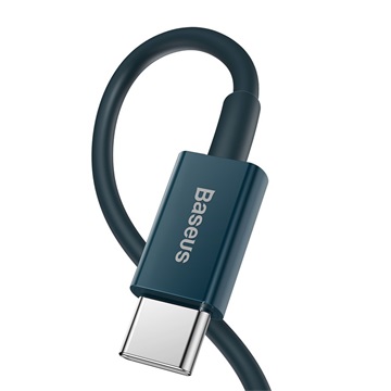 Baseus Superior USB Type-C – iPhone, 20W gyorstöltős adatkábel, 1 m, kék