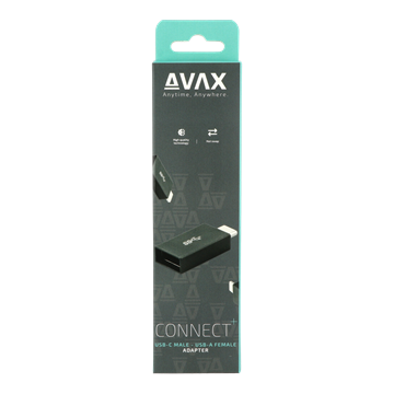 AVAX AD602 CONNECT+ Type C - USB A OTG adapter - Windows/MacOS