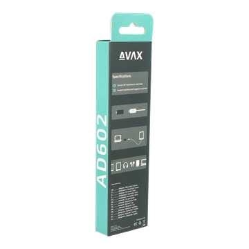 AVAX AD602 CONNECT+ Type C - USB A OTG adapter - Windows/MacOS