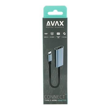 AVAX AD603 CONNECT+ Type C - HDMI 4K/60Hz adapter, alumínium