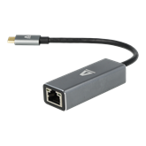 AVAX AD604 CONNECT+ Type C 3.0 - Gigabit Ethernet adapter, alumínium