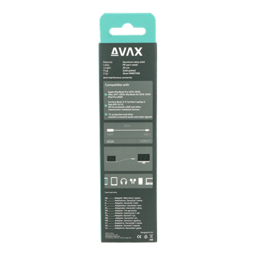 AVAX AD901 PRIME Type C - HDMI 2.1 8K/60Hz adapter