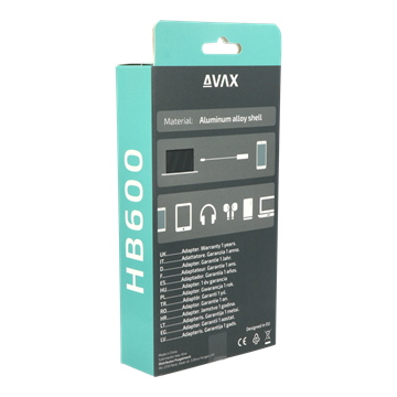 AVAX HB600 CONNECT+ USB 3.0 - 4xUSB 3.0 HUB