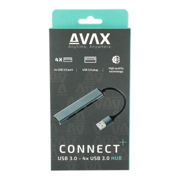 AVAX HB600 CONNECT+ USB 3.0 - 4xUSB 3.0 HUB